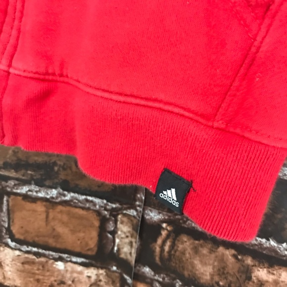Adidas Boy’s Red & Black Jacket - Picture 3 of 6